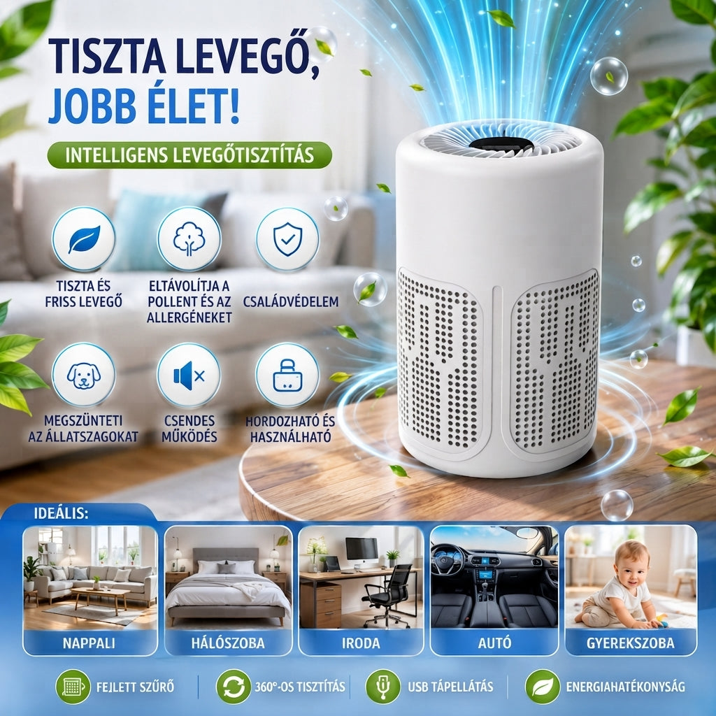 Intelligens Légtisztító AirPure™