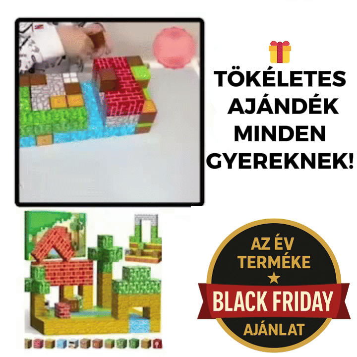 Mágneses kocka szett – MINICRAFT™
