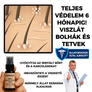 Állatok számára készült viszketés elleni spray- PetRelief™