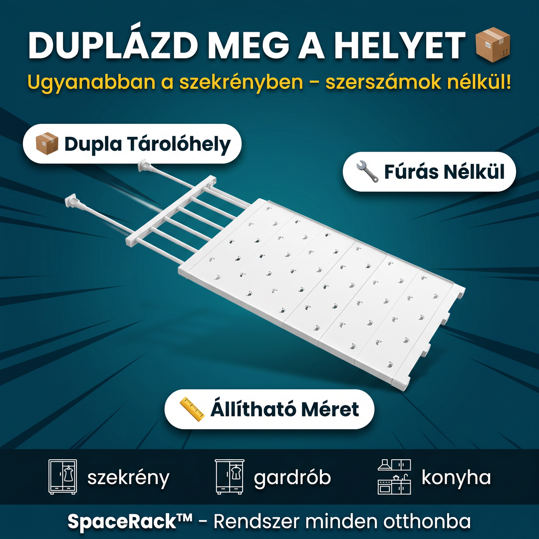 SpaceRack™ – Állítható Szekrénypolc