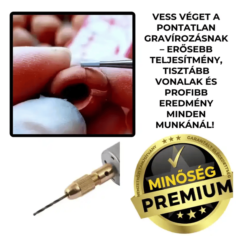GravPro™ – Professzionális Mini Gravírozó