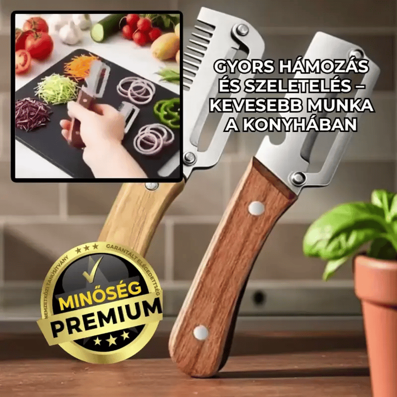 Zöldségaprító és Hámozó PeelCut™