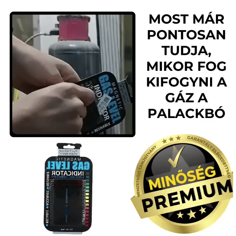 Mágneses Gázpalack Szintmérő – GasLevel™