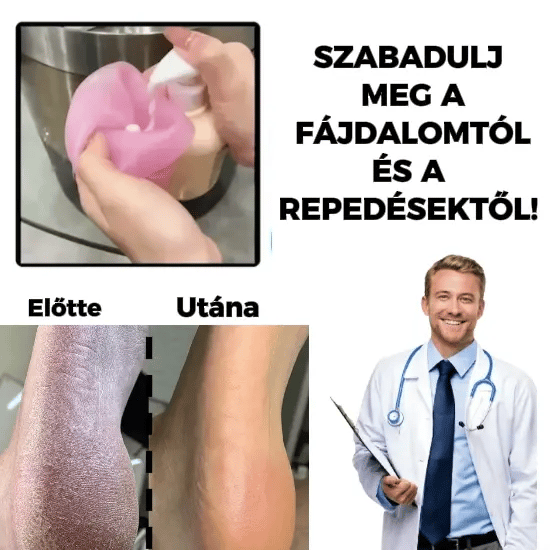 Újrahasználható hidratáló zokni SilkSocks™
