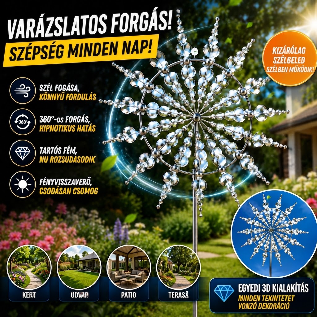 VentoSpin™ Dekoratív Szélforgó
