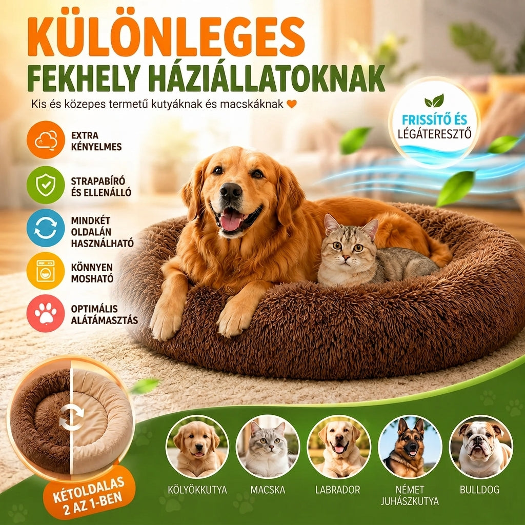 Kétoldalas Kisállatfekhely ConfortPet™