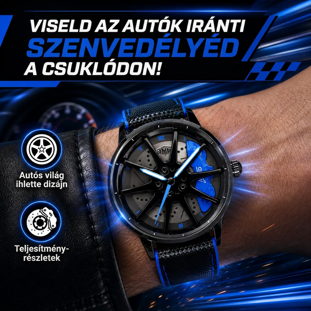 RimMaster™ – Autófelni Ihlette Karóra