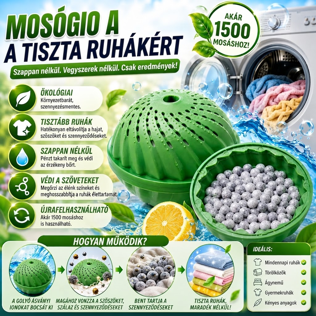 Többször Használható Mosólabda EcoWash™