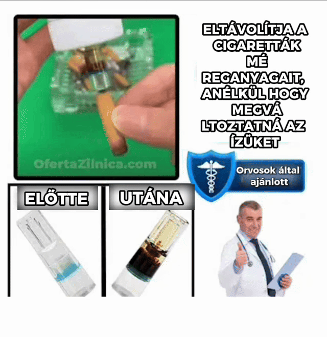 Cigarettaszűrő a méreganyagok ellen – ȚigăREL™