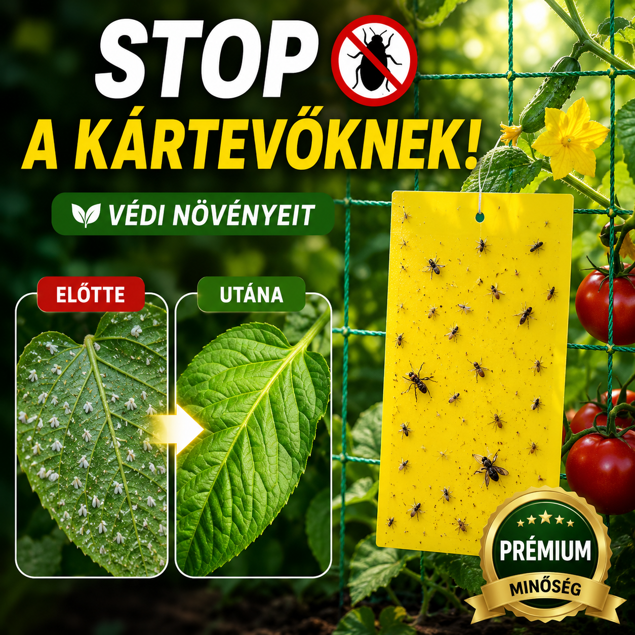 InsectoFix™ Rovarfogó Lapok