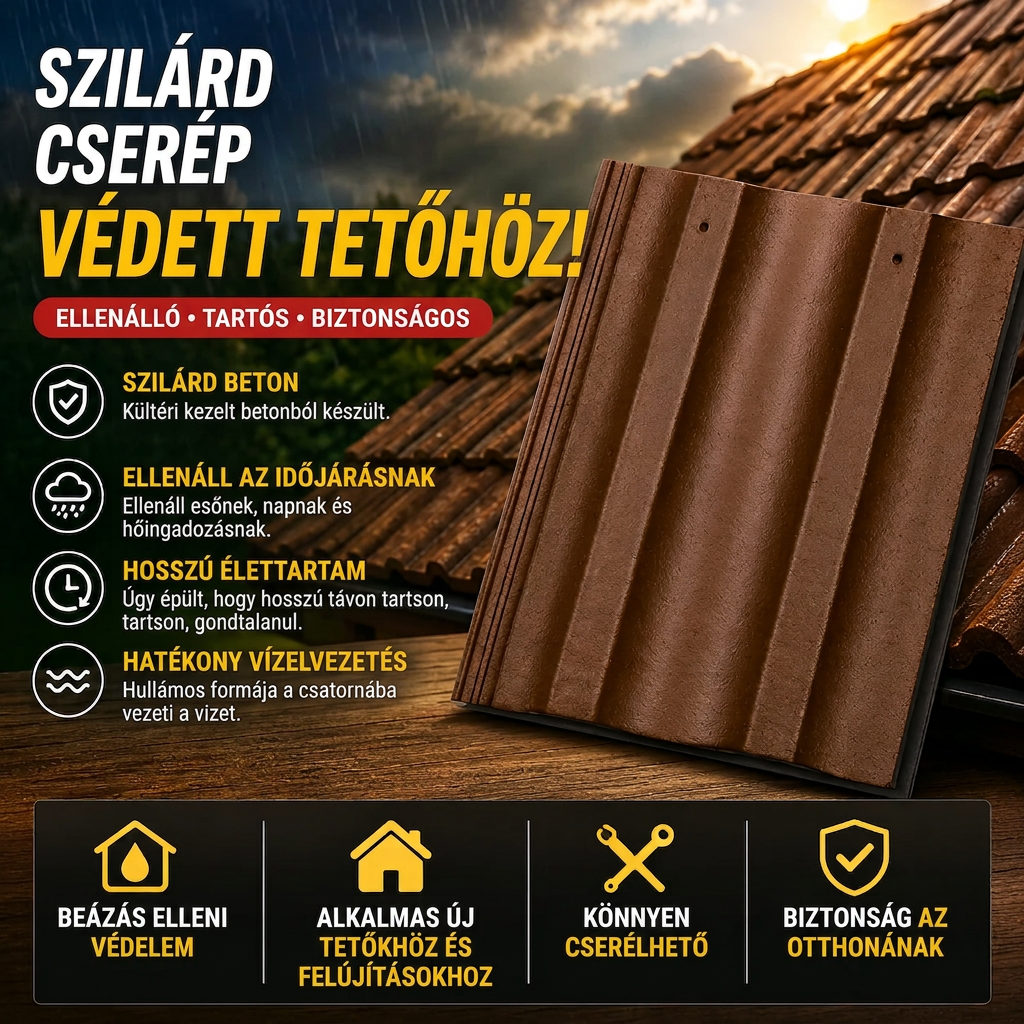 Beton Tetőcserép RoofFix™