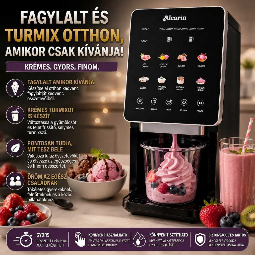 Fagylalt- És Smoothiekészítő CreamyMix™