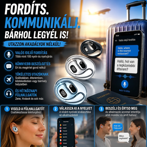 Intelligens Fordító Fülhallgató TalkEasy™
