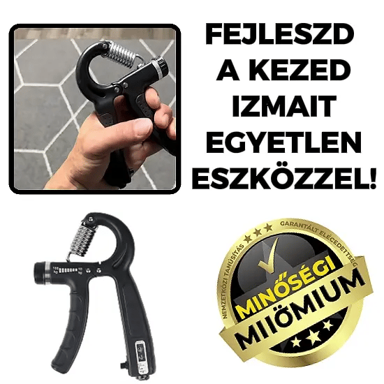 Kézerősítő edző – GripMax™