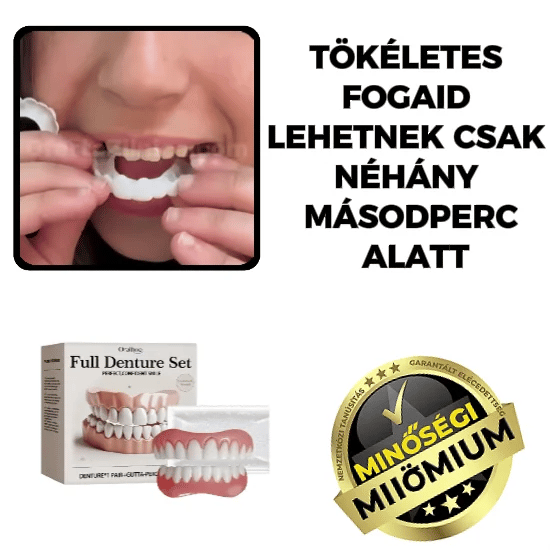 DentureGlow™ – Szép mosoly másodpercek alatt!
