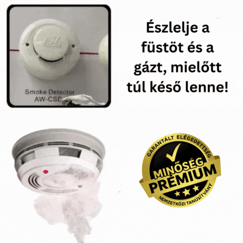 SafeHome™ intelligens füst- és gázérzékelő