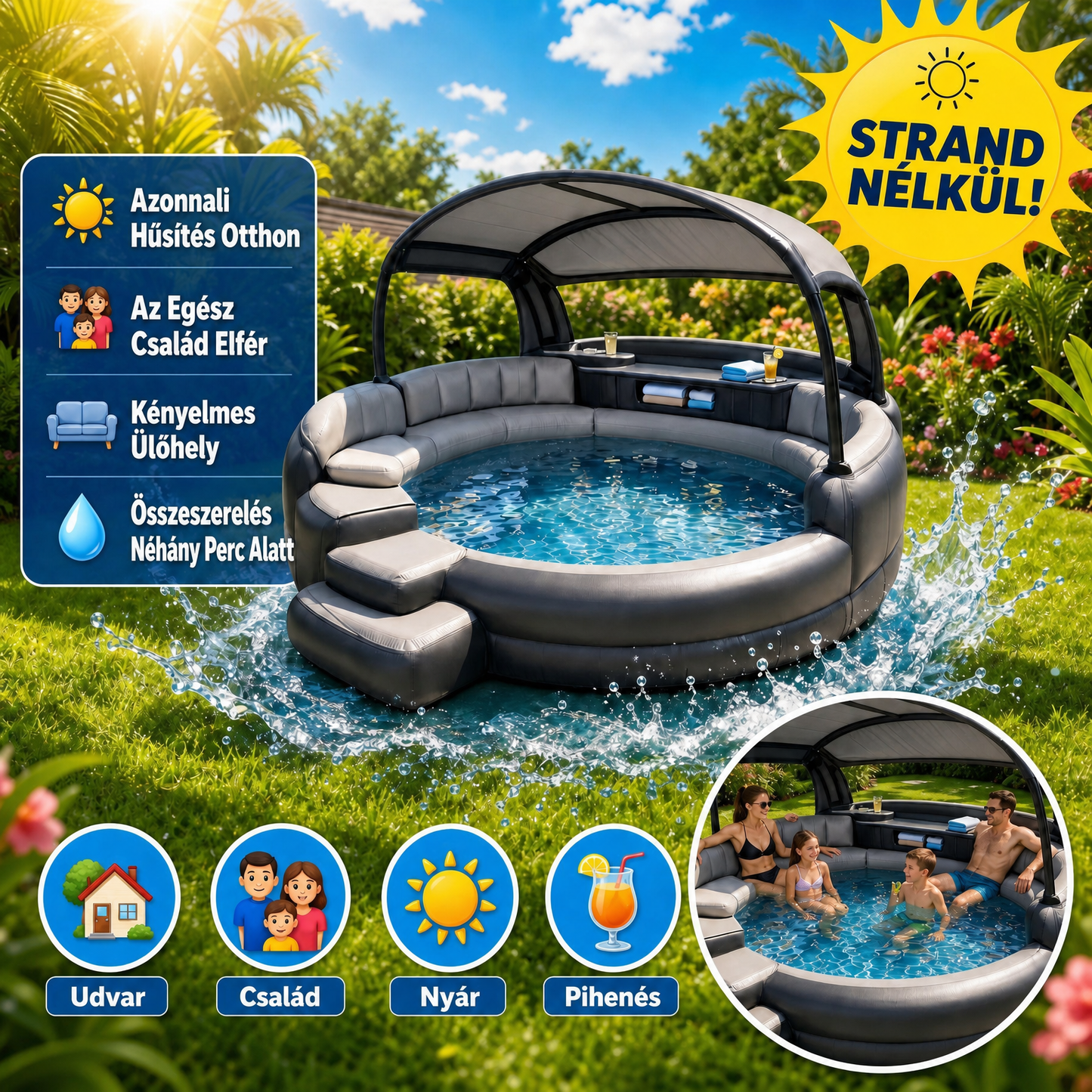 Piscină Lounge AquaRelax™
