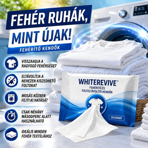 Fehér Ruhát Frissítő Kendők WhiteRevive™