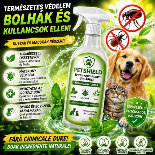 Természetes Bolha- És Kullancsspray PetShield™