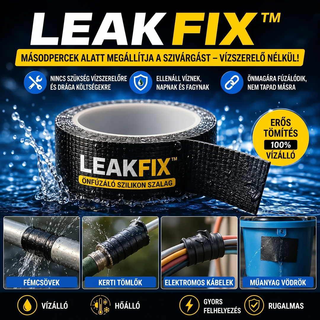 LeakFix™ – Másodpercek Alatt Megállítja A Szivárgást