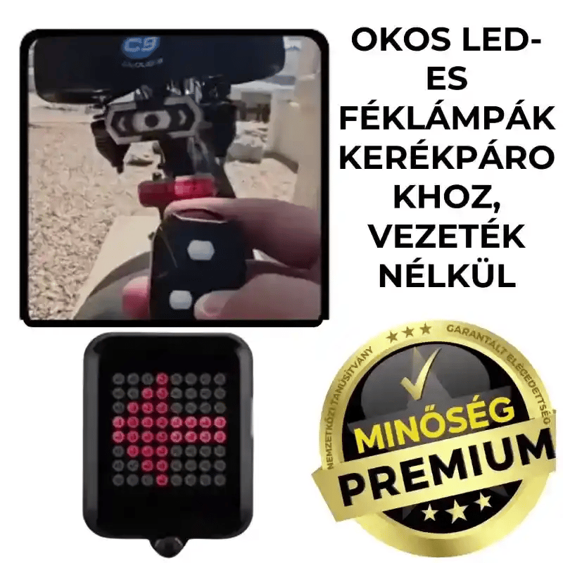 SafeRide™ intelligens LED-es féklámpa
