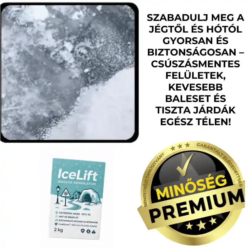 Jég- és hóolvasztó granulátum – IceLift™