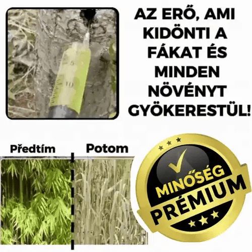 PlantOff™ – Megoldás fák és gyomok tisztítására