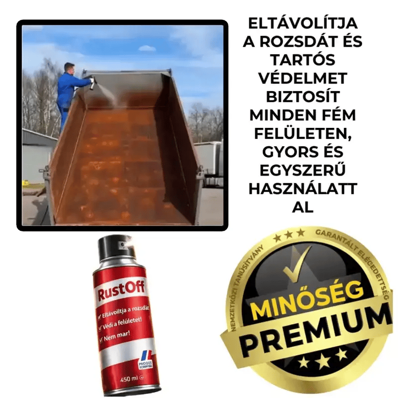 RustOff™ Professzionális Rozsdaeltávolító és Védő Spray