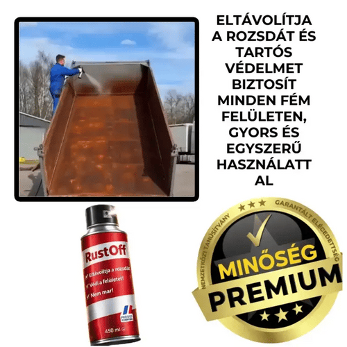 RustOff™ Professzionális Rozsdaeltávolító és Védő Spray