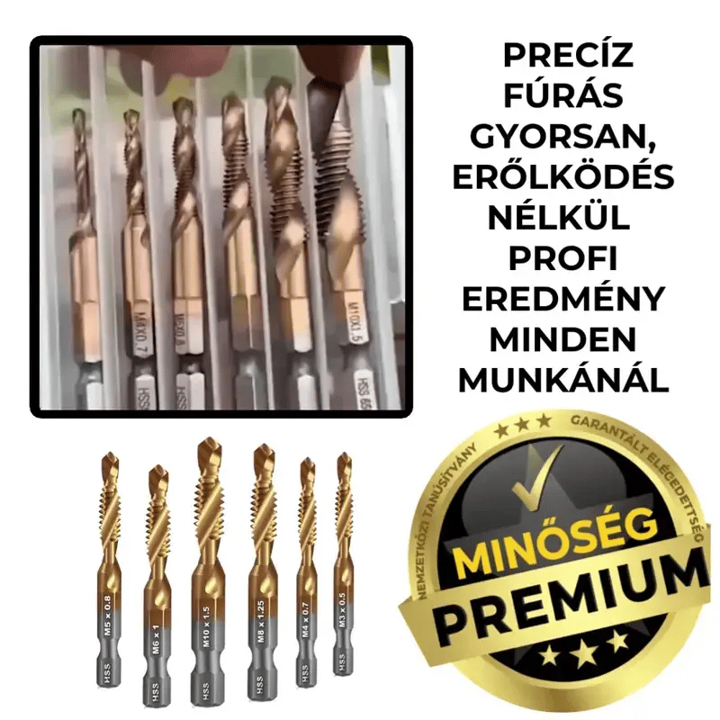 DrillPro™ Professzionális Fúrószett (6 db)
