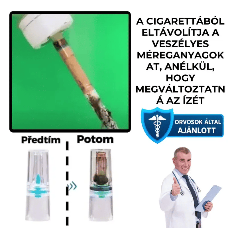 SmokeShield™ Cigarettaszűrő Szett
