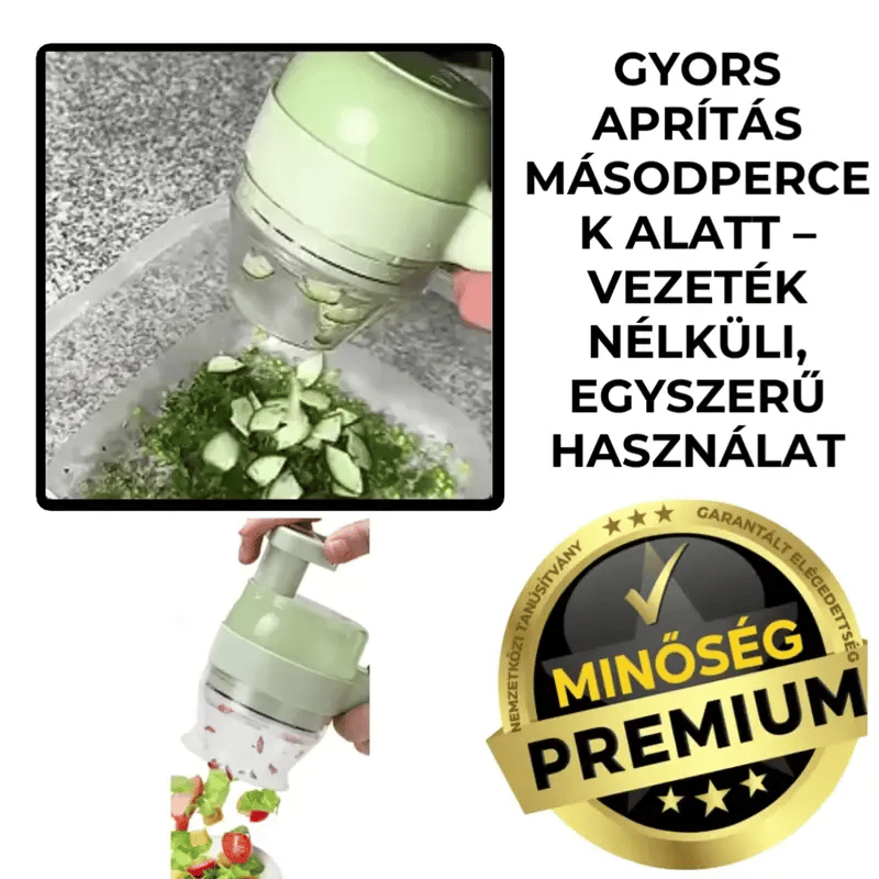 ChopMaster™ 4 az 1-ben Vezeték Nélküli Elektromos Aprító