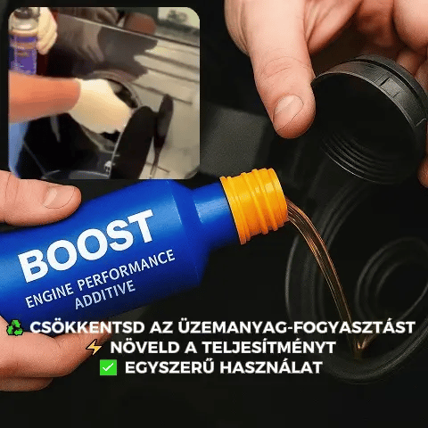 Boost™  Autós adalék a pályateljesítmény fokozásához