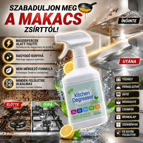 GreaseOff™ – Másodpercek Alatt Eltávolítja A Makacs Zsírt