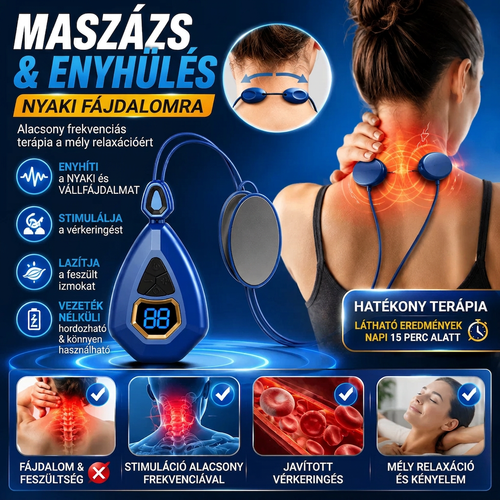 Elektromos Nyakmasszírozó NeckRelax™