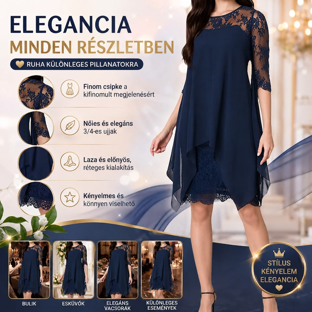 Elegáns Női Ruha BellaLace™