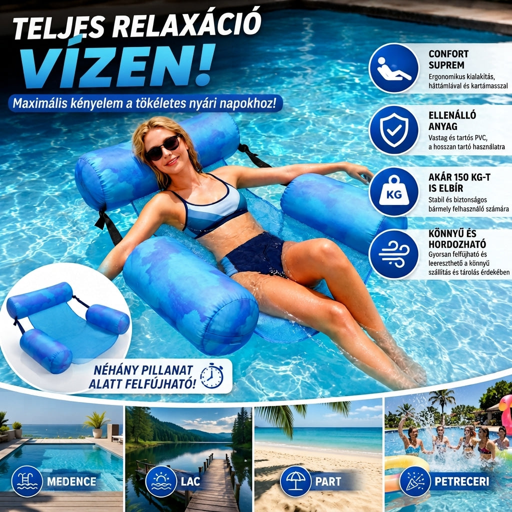 AquaRelax™ – Felfújható Vízifotel