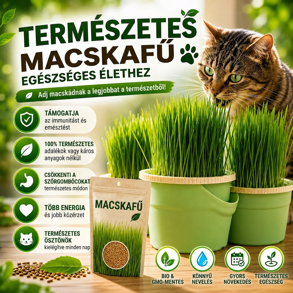 Természetes Macskafű CatGrass™