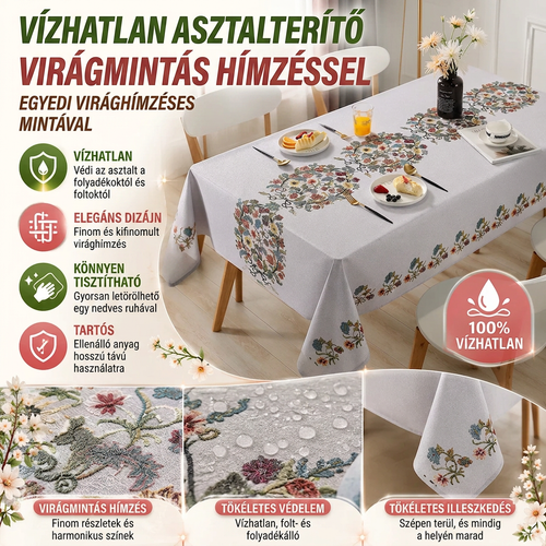 Vízálló Asztalterítő FlowerElegance™