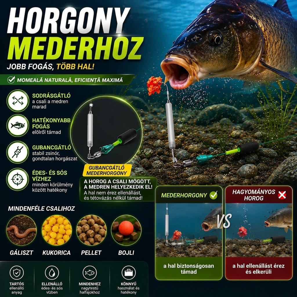 Fenekező Horgászhorog HookCatch™