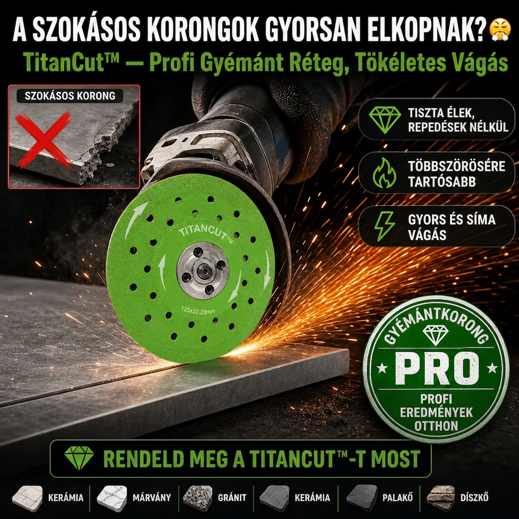 Háromrészes Gyémánt Vágókorong Szett TitanCut™