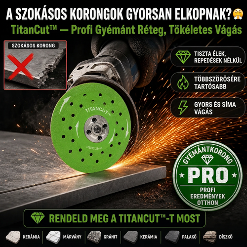 Háromrészes Gyémánt Vágókorong Szett TitanCut™